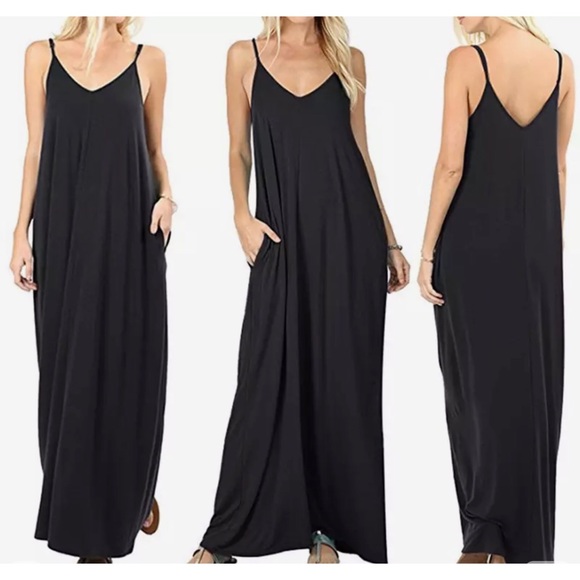 (2 time)🌟HOST PICK🌟 MUSTARD Drape Harem Maxi Dress 💛 - Picture 6 of 6